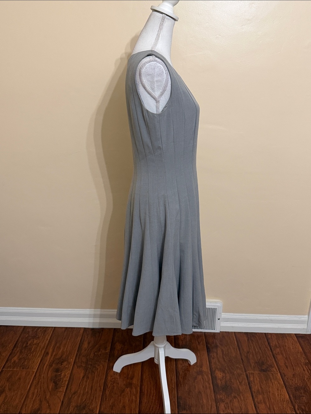 Calvin Klein Sleeveless Fit-and-Flare Dress - Picture 2 of 7